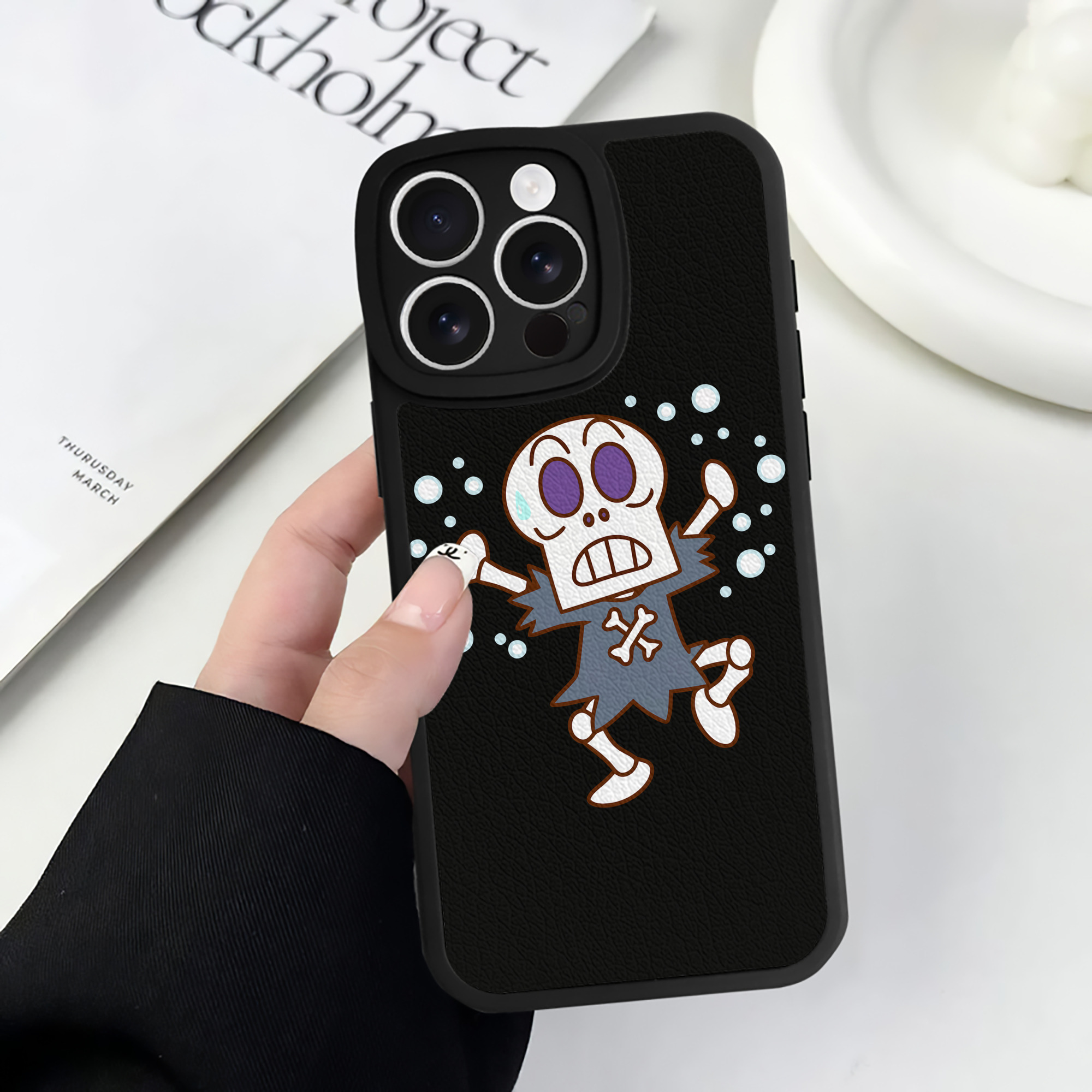 （画像用） アンパンマン Anpanman 【iPhone 16シリーズ対応】シリコンスマホケース（レザー調） 材質：シリコン